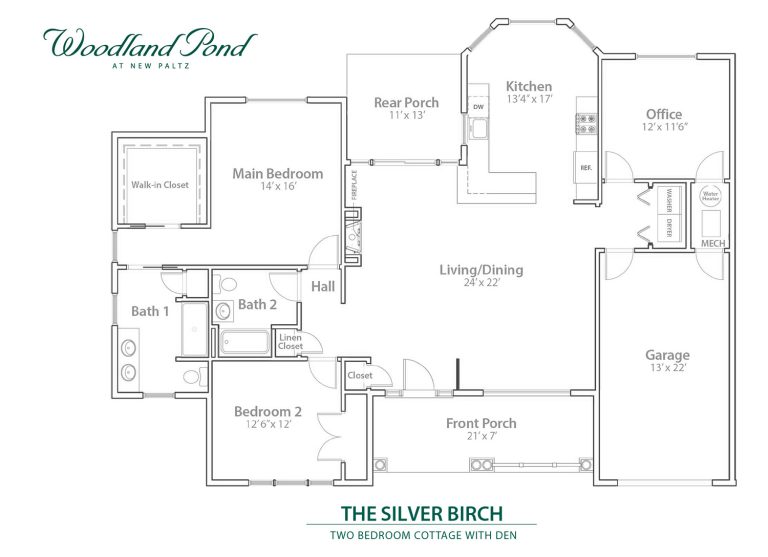 silver birch floor plan