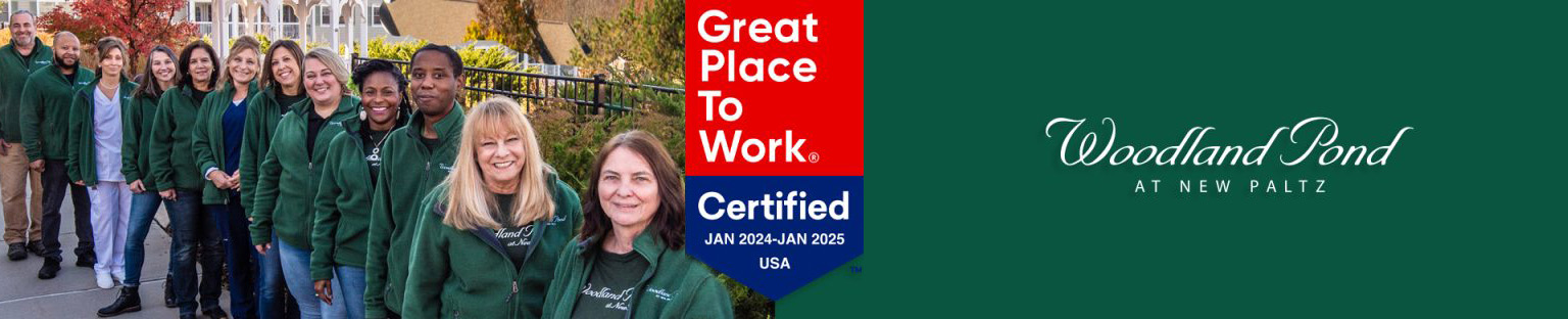 Woodland Pond at New Paltz Certified as a Great Place to Work® For Third Straight Year!